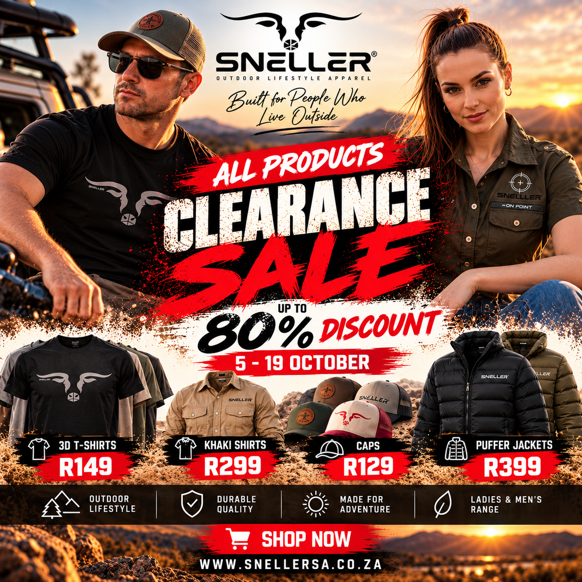 SNELLER CLEARANCE SALE