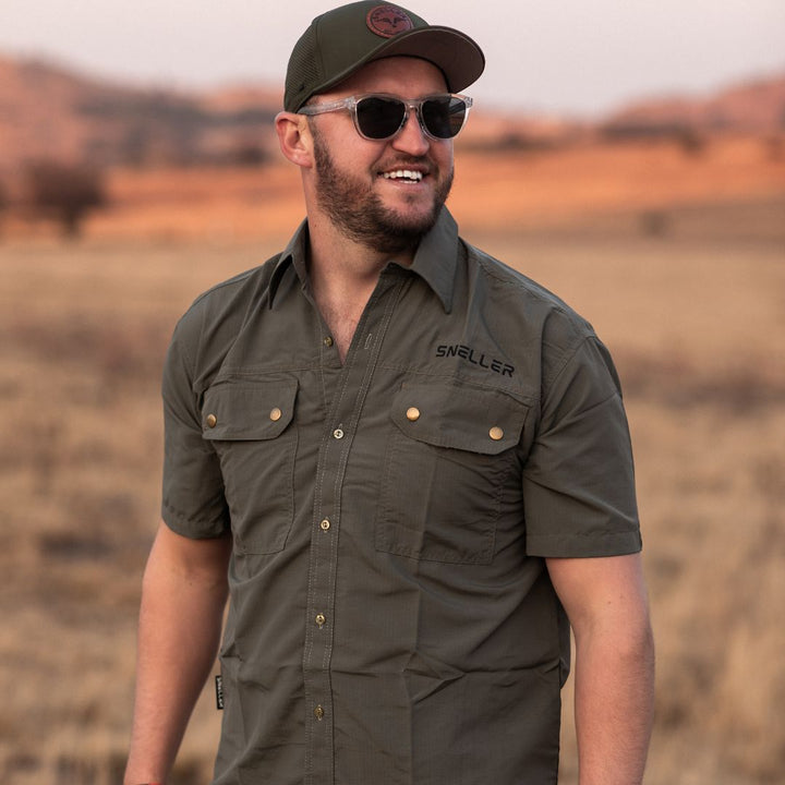 Ripstop Khaki Bush Shirt - Mens - Olive Edition