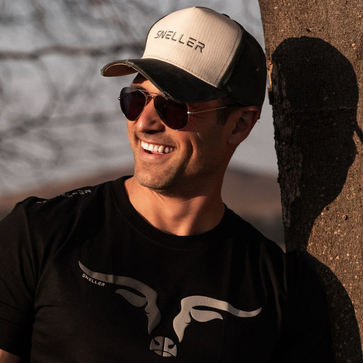 Pigment Washed SNELLER Cap - Grey with Sneller