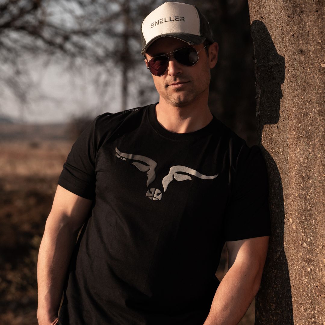Limited Edition Premium Tee's - 3D - Mix Grey Longhorn™