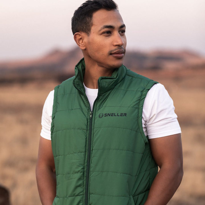 Sneller Leisure™ - Men's Green Bodywarmer Jacket