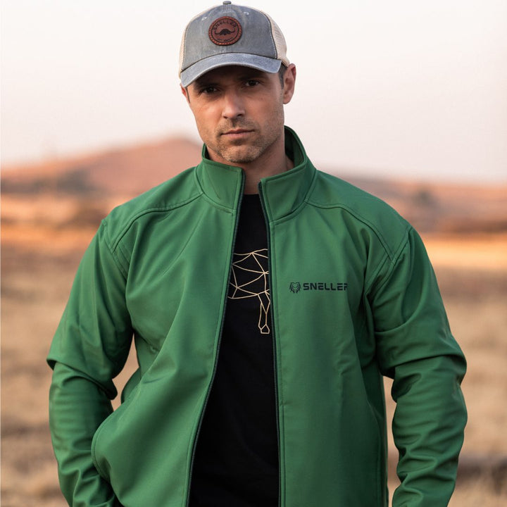 Sneller Leisure™ - Men's Green Softshell Jacket