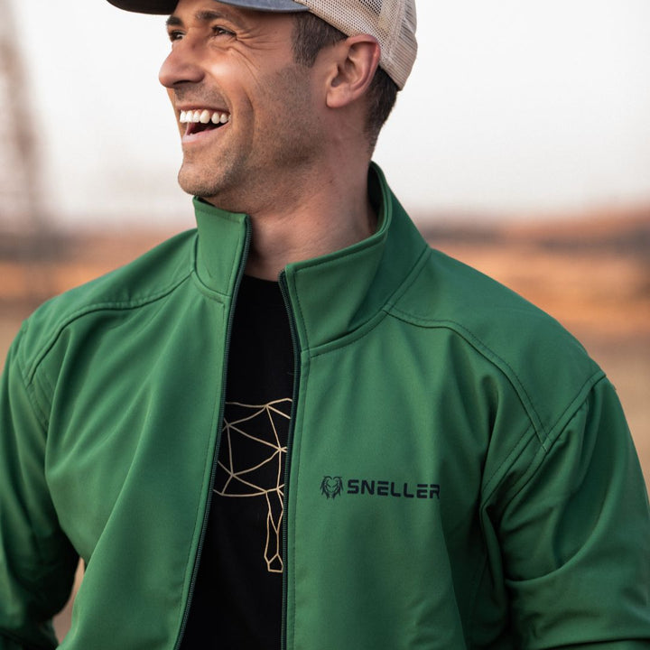 Sneller Leisure™ - Men's Green Softshell Jacket
