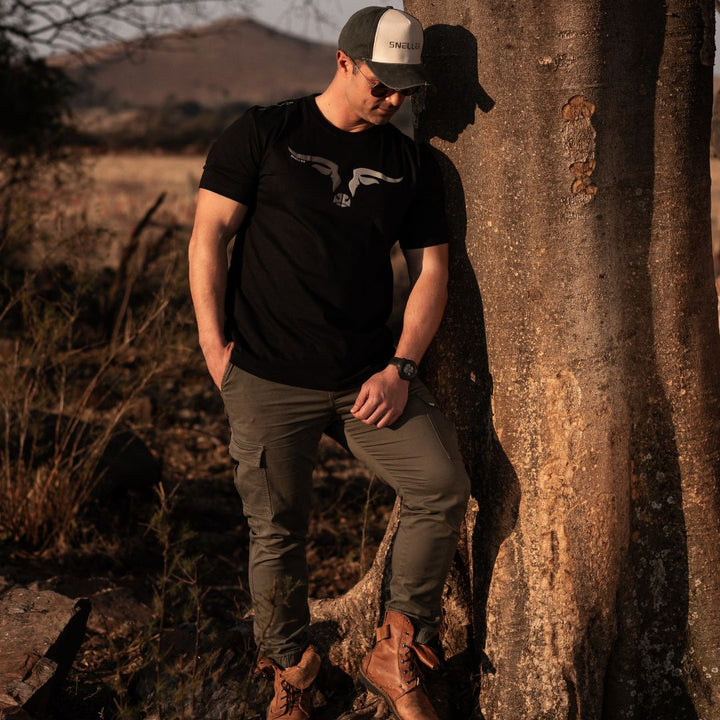 Limited Edition Premium Tee's - 3D - Mix Grey Longhorn™