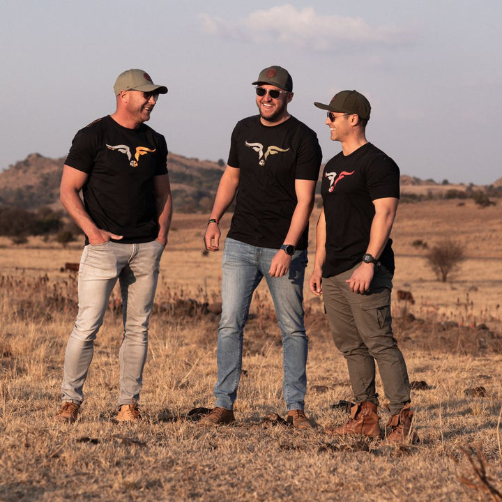 Limited Edition Premium Tee's - 3D - Black Mix Green Longhorn™