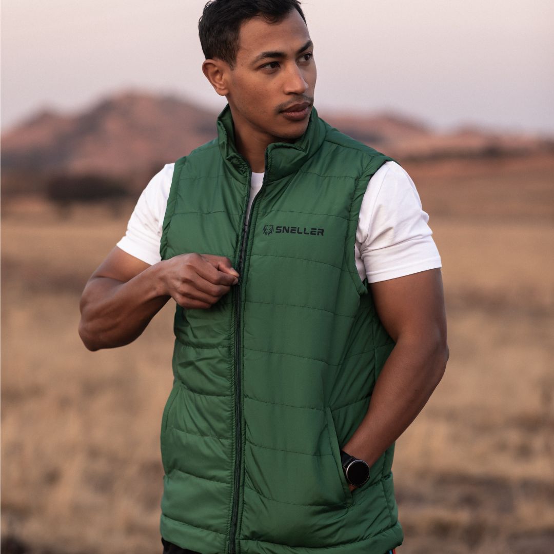 Sneller Leisure™ - Men's Green Bodywarmer Jacket
