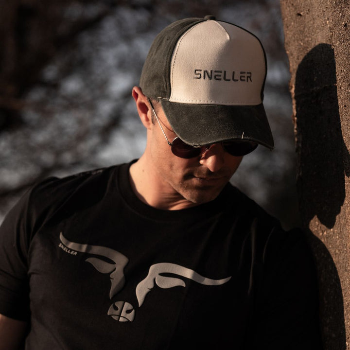 Pigment Washed SNELLER Cap - Grey with Sneller