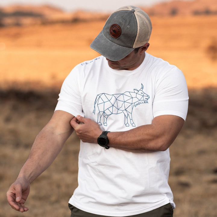 Max Wash Trucker Cap - Grey - Buffalo Leather Patch