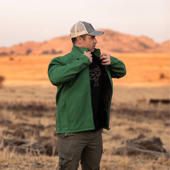 Sneller Leisure™ - Men's Green Softshell Jacket