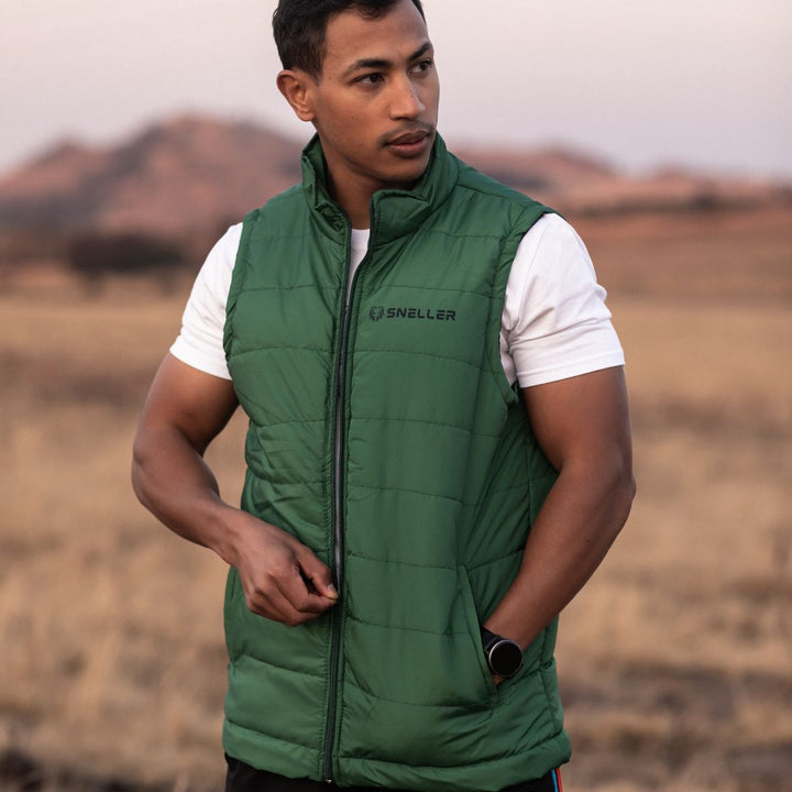 Sneller Leisure™ - Men's Green Bodywarmer Jacket