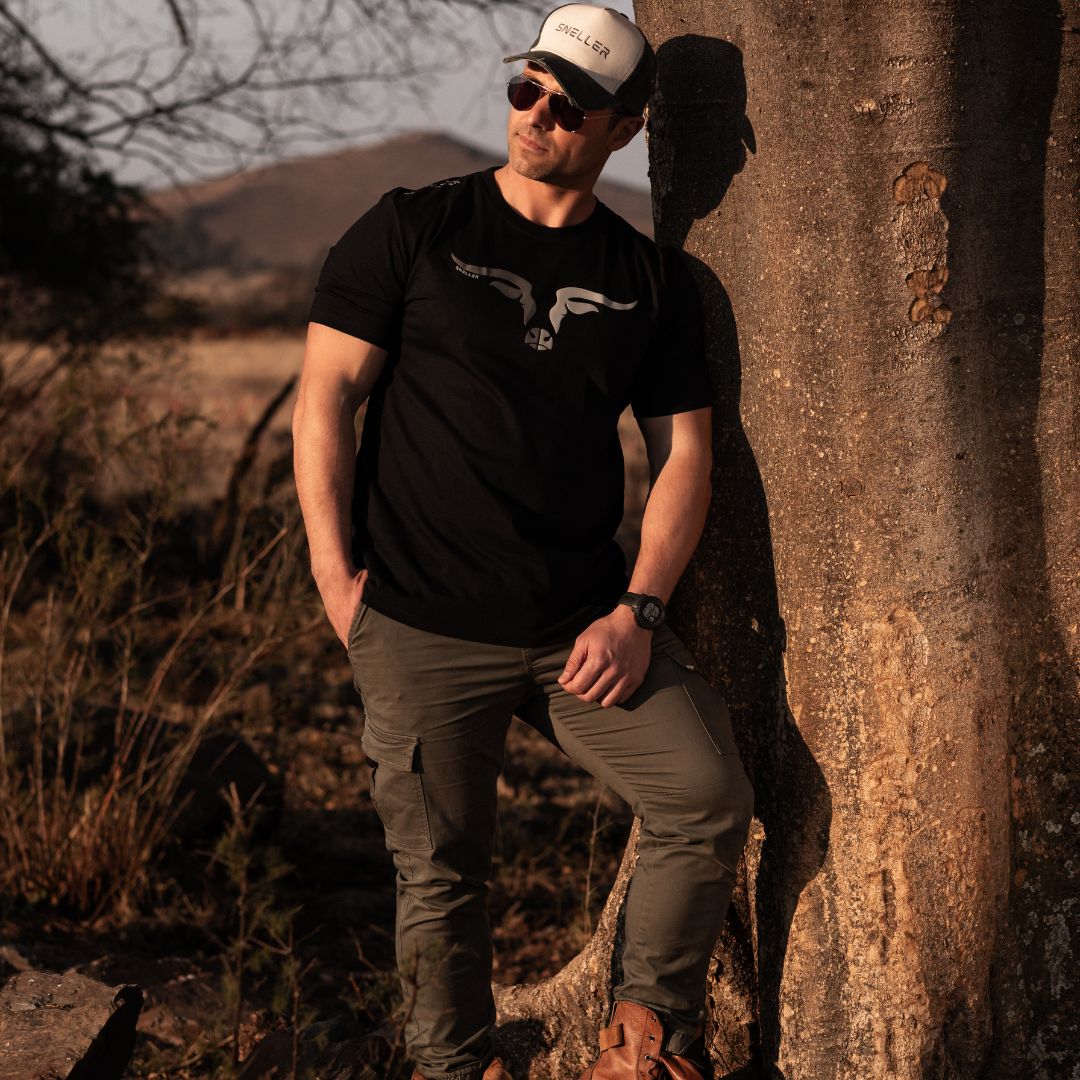Limited Edition Premium Tee's - 3D - Mix Grey Longhorn™