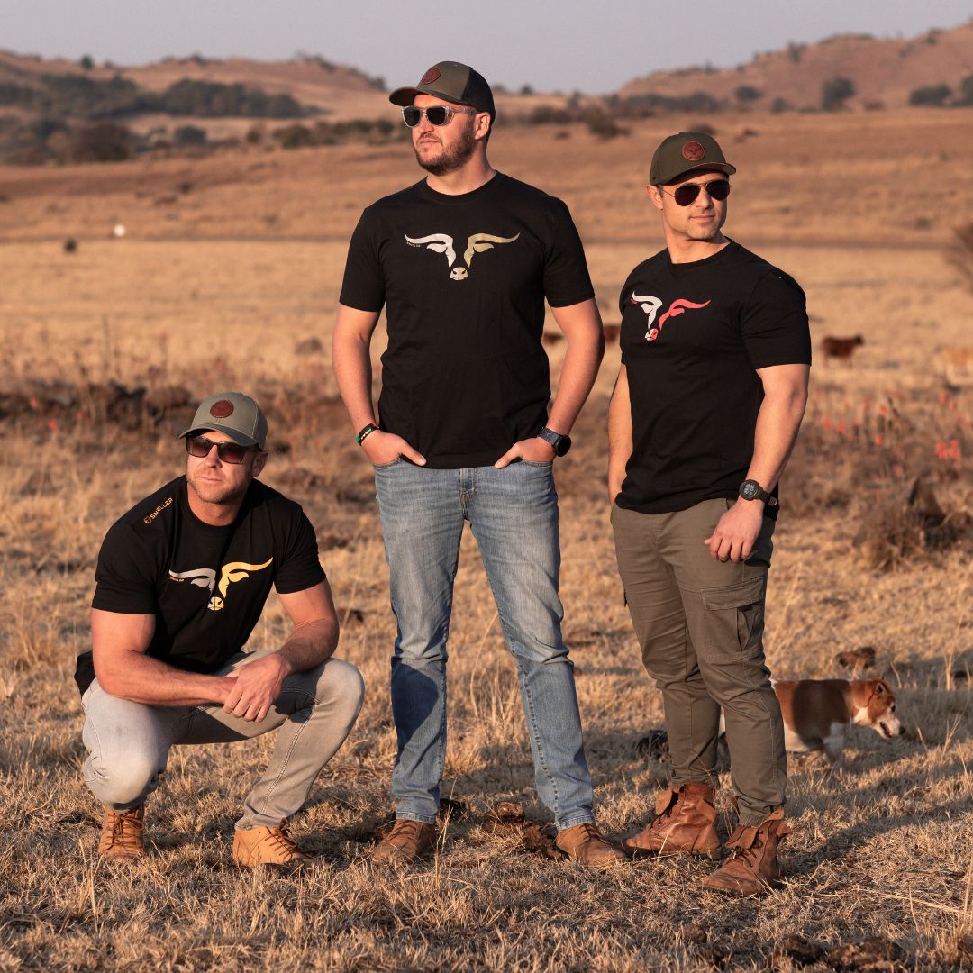 Limited Edition Premium Tee's - 3D - Black Mix Green Longhorn™
