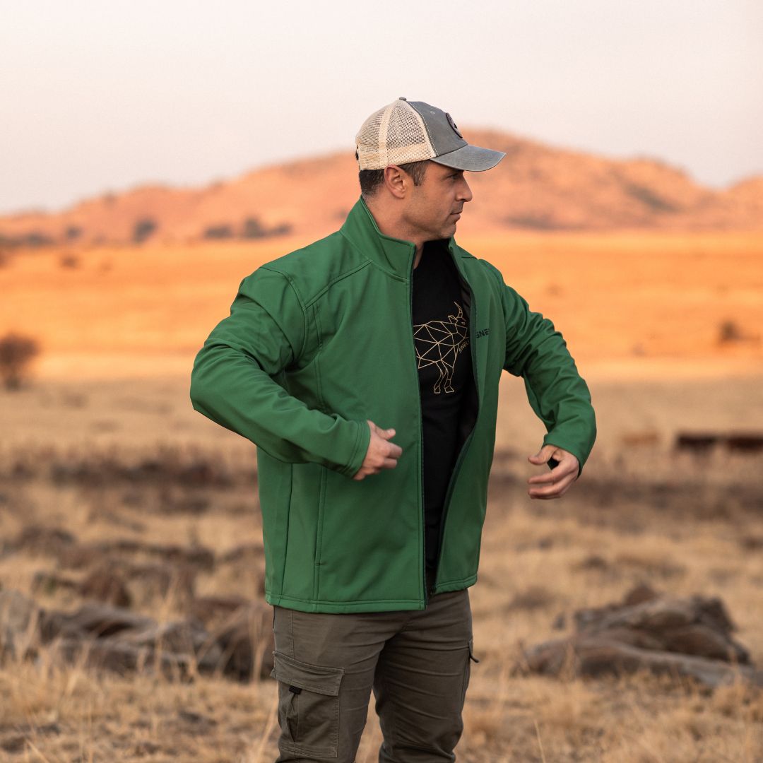 Sneller Leisure™ - Men's Green Softshell Jacket
