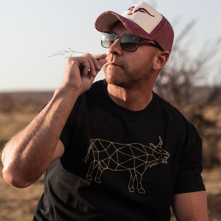Limited Edition Premium Tee's - 3D - Gold Outline Cow™