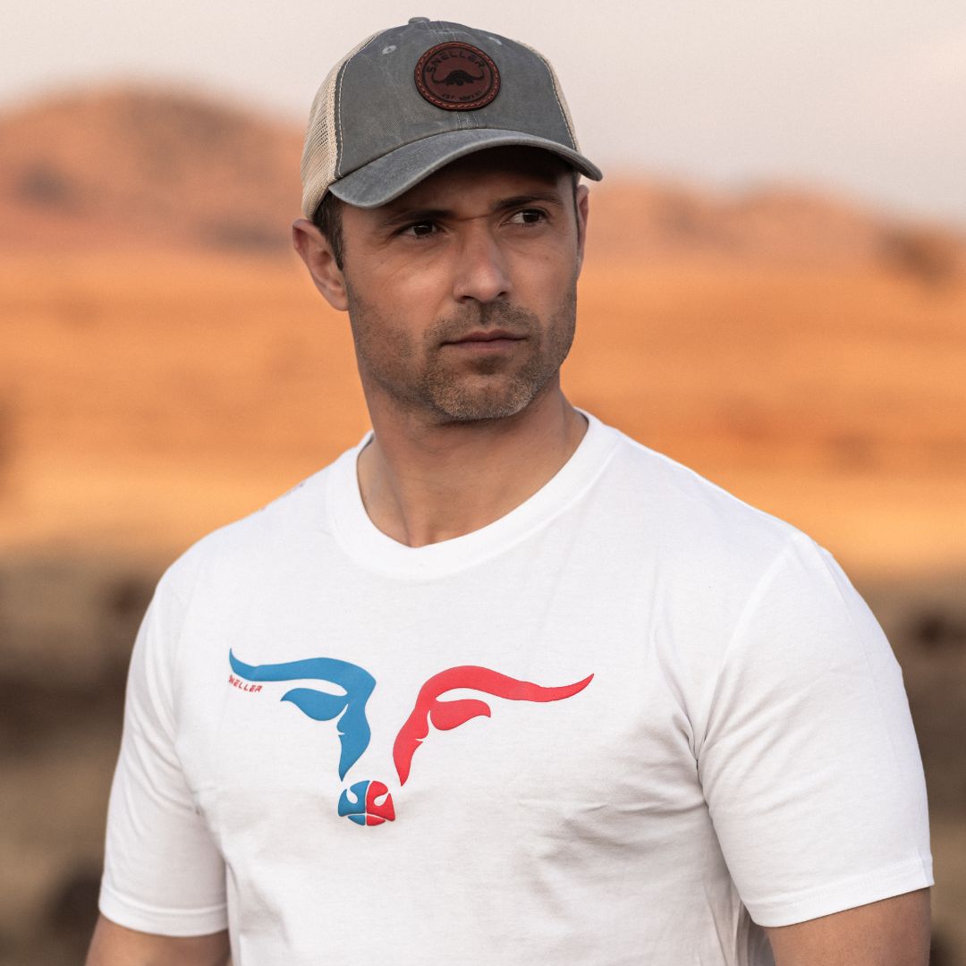 Max Wash Trucker Cap - Grey - Buffalo Leather Patch