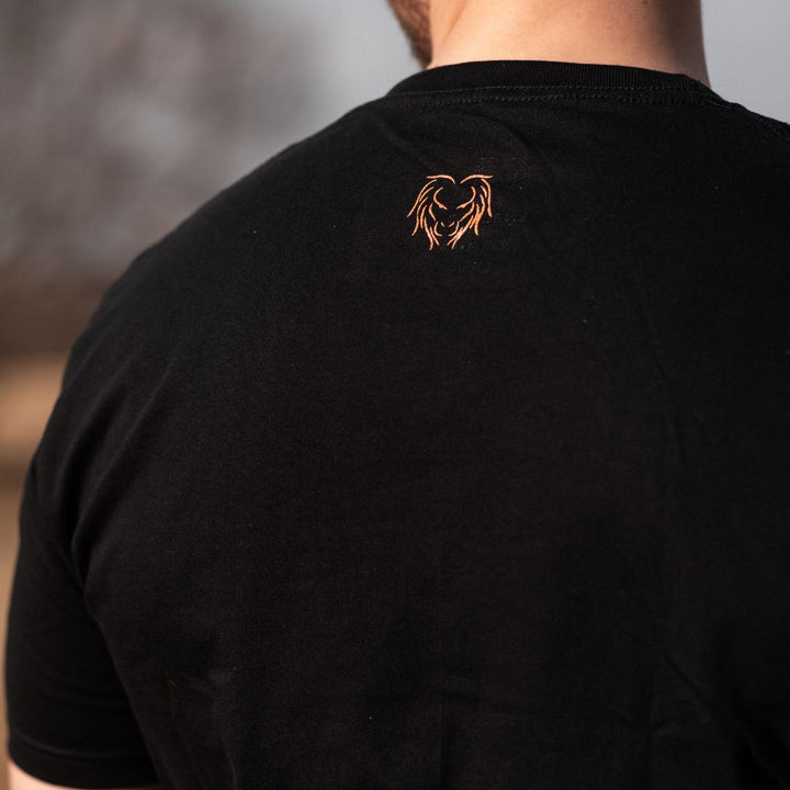 Sneller Premium Tee's - 3D - Orange on Black Longhorn™