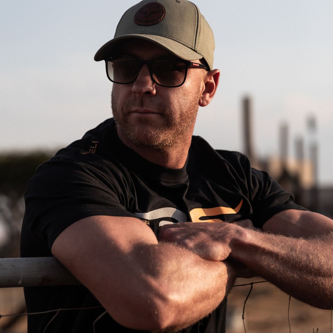 Limited Edition Premium Tee's - 3D - Black Mix Orange Longhorn™