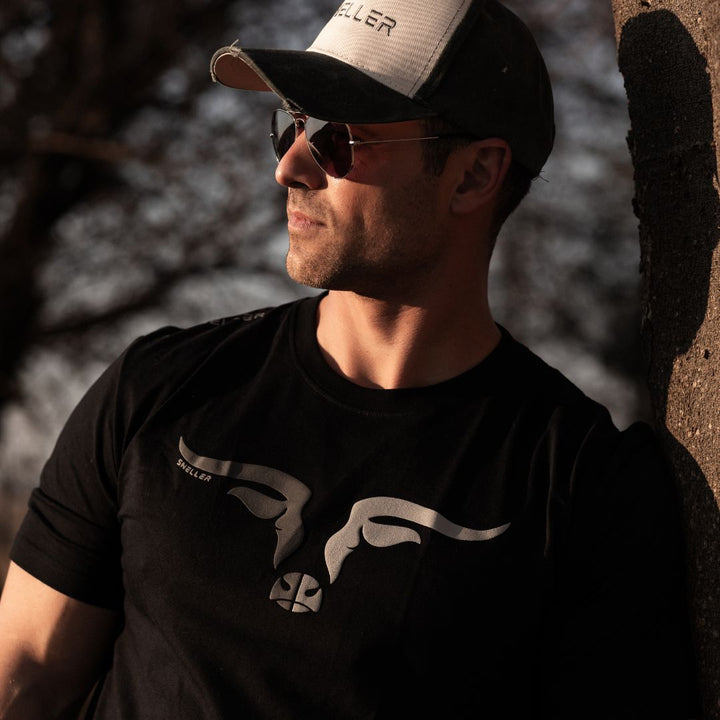 Limited Edition Premium Tee's - 3D - Mix Grey Longhorn™
