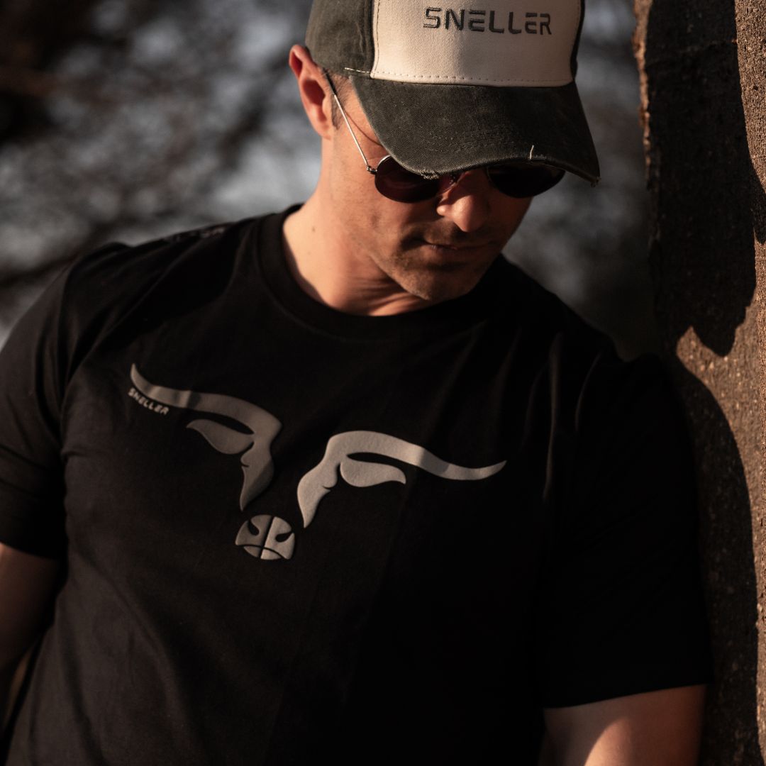 Limited Edition Premium Tee's - 3D - Mix Grey Longhorn™