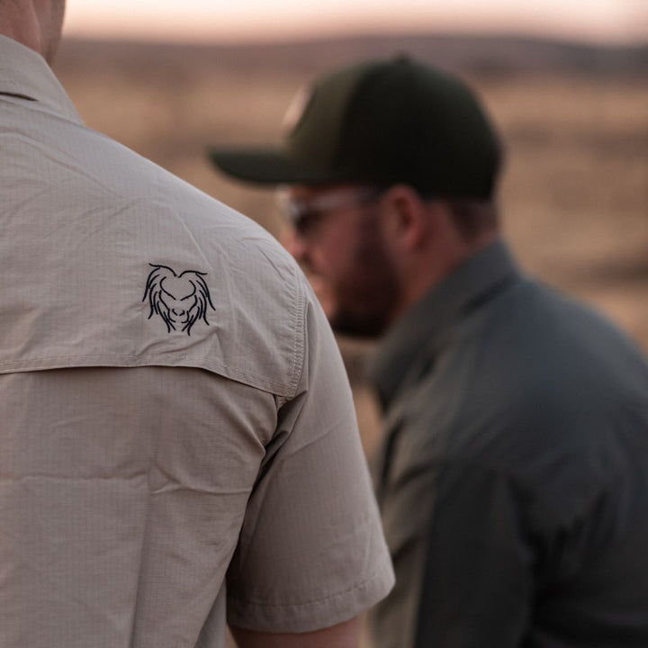 Ripstop Khaki Bush Shirt - Mens - Namib Edition