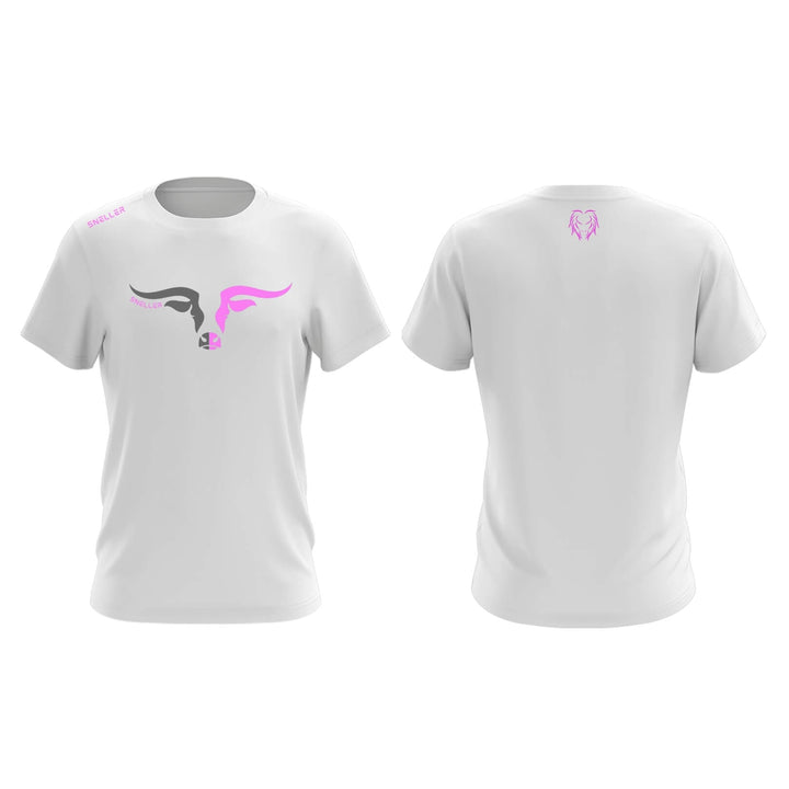 Limited Edition Ladies Tee's - 3D - White Mix Pink Bull™