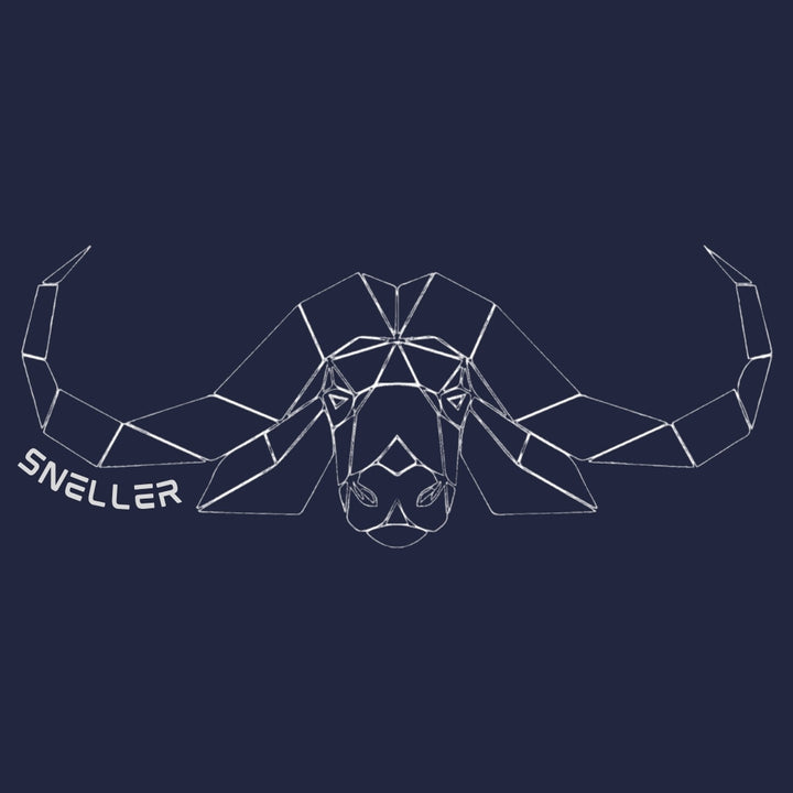 Limited Edition Premium Tee's - 3D - Navy Outline Buffalo™