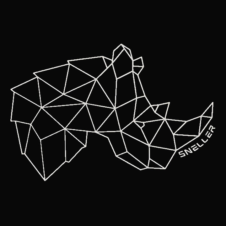 Limited Edition Premium Tee's - 3D - Black Grey Outline Rhino™