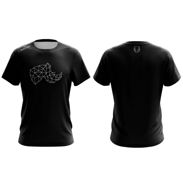 Limited Edition Premium Tee's - 3D - Black Grey Outline Rhino™