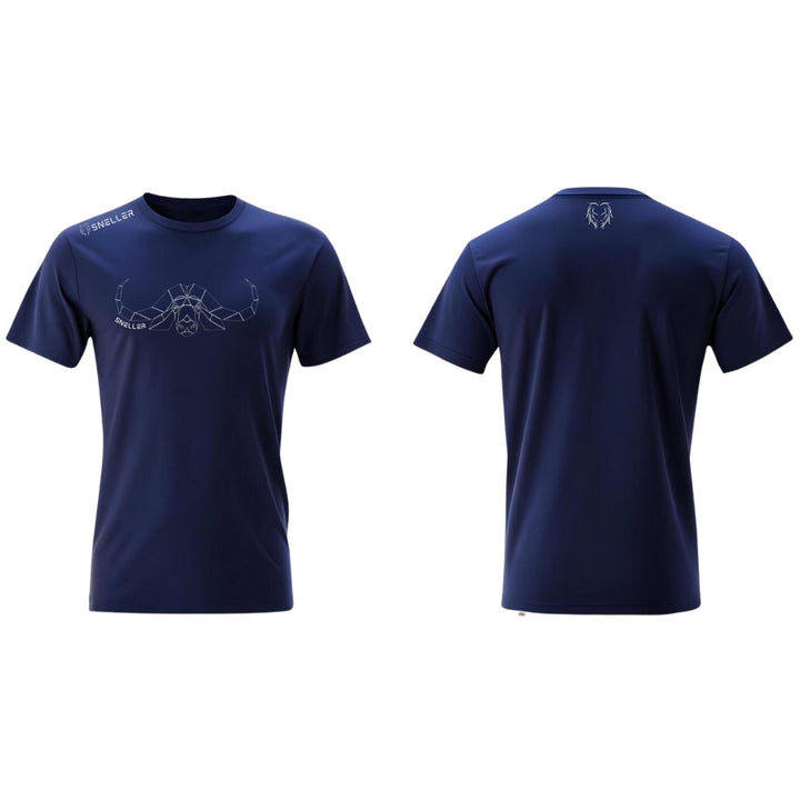 Limited Edition Premium Tee's - 3D - Navy Outline Buffalo™