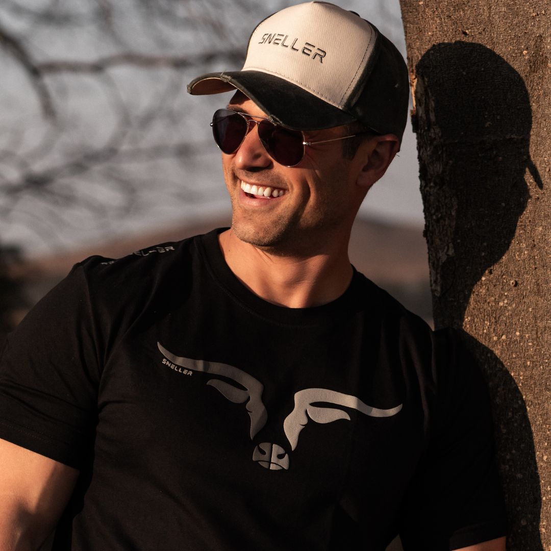 Limited Edition Premium Tee's - 3D - Mix Grey Longhorn™