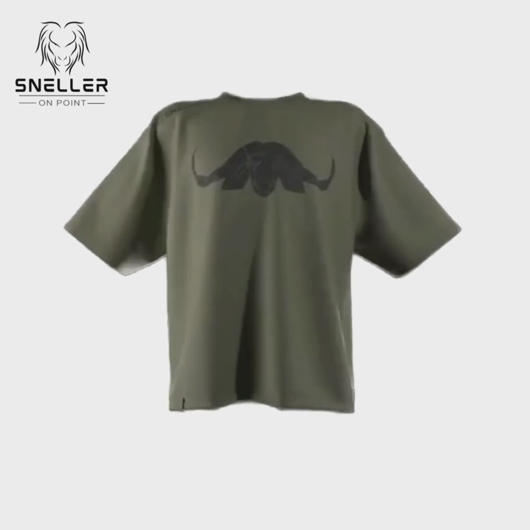 Sneller Premium Tee's - 3D - Military Green Buffalo™