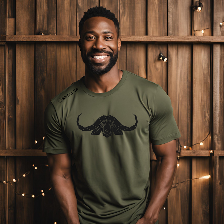 Sneller Premium Tee's - 3D - Military Green Buffalo™